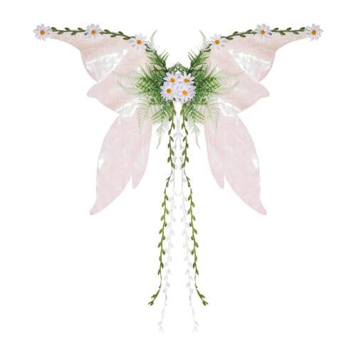 LCSVCCXA Weiches und leichtes Schmetterlingskostüm für Halloween, Karneval und Geburtstage, weiß LCSVCCXA Weiches und leichtes Schmetterlingskostüm für Halloween, Karneval und Geburtstage, weiß von LCSVCCXA