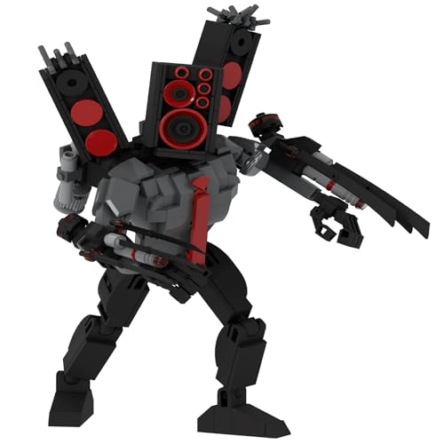 LCTM Bausteine Figure Toilet Titan Kameramann Sprecher Fernsehmann Skibidi Spielzeug Building Block Assembly Kinder Erwachsene Fans Großes Konstruktions Bausatz Klemmbausteine A von LCTM