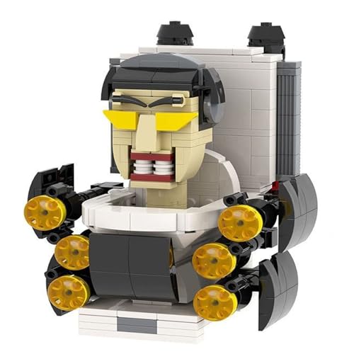 LCTM Bausteine Figure Toilet Titan Kameramann Sprecher Fernsehmann Skibidi Spielzeug Building Block Assembly Kinder Erwachsene Fans Großes Konstruktions Bausatz Klemmbausteine Geschenk B von LCTM