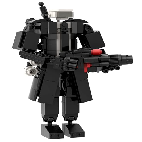 LCTM Bausteine Figure Toilet Titan Kameramann Sprecher Fernsehmann Skibidi Spielzeug Building Block Assembly Kinder Erwachsene Fans Großes Konstruktions Bausatz Klemmbausteine Geschenk B von LCTM