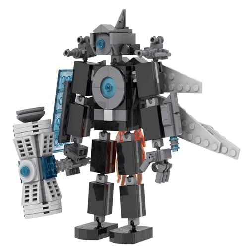 LCTM Bausteine Figure Toilet Titan Kameramann Sprecher Fernsehmann Skibidi Spielzeug Building Block Assembly Kinder Erwachsene Fans Großes Konstruktions Bausatz Klemmbausteine Geschenk B von LCTM