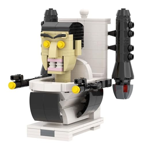 LCTM Bausteine Figure Toilet Titan Kameramann Sprecher Fernsehmann Skibidi Spielzeug Building Block Assembly Kinder Erwachsene Fans Großes Konstruktions Bausatz Klemmbausteine Geschenk C von LCTM
