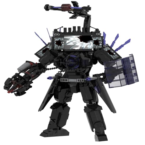 LCTM Bausteine Figure Toilet Titan Kameramann Sprecher Fernsehmann Skibidi Spielzeug Building Block Assembly Kinder Erwachsene Fans Großes Konstruktions Bausatz Klemmbausteine Geschenk C von LCTM