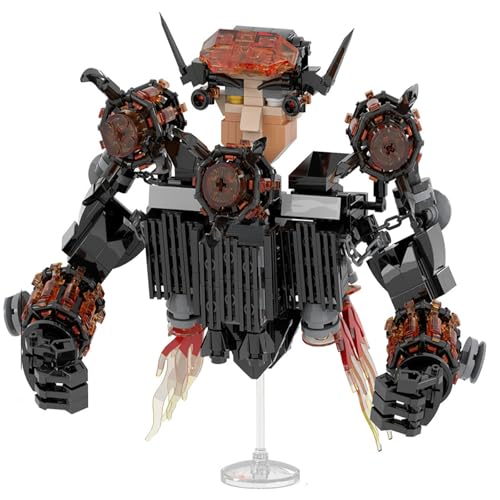 LCTM Bausteine Figure Toilet Titan Kameramann Sprecher Fernsehmann Skibidi Spielzeug Building Block Assembly Kinder Erwachsene Fans Großes Konstruktions Bausatz Klemmbausteine Geschenk C von LCTM