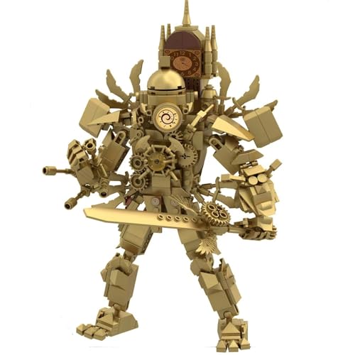 LCTM Bausteine Figure Toilet Titan Kameramann Sprecher Fernsehmann Skibidi Spielzeug Building Block Assembly Kinder Erwachsene Fans Großes Konstruktions Bausatz Klemmbausteine Geschenk C von LCTM