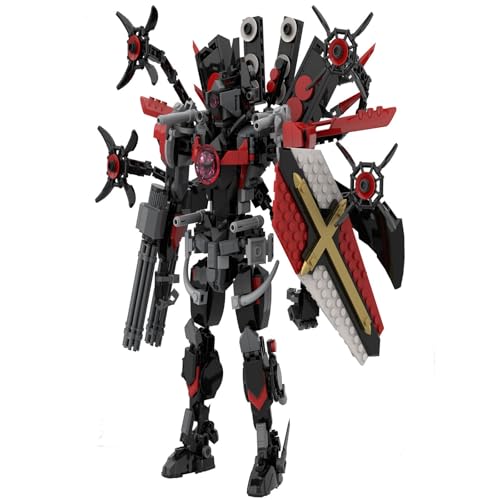 LCTM Bausteine Figure Toilet Titan Kameramann Sprecher Fernsehmann Skibidi Spielzeug Building Block Assembly Kinder Erwachsene Fans Großes Konstruktions Bausatz Klemmbausteine Geschenk E von LCTM