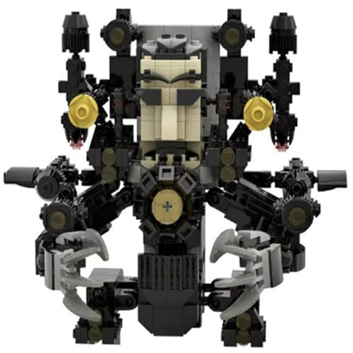 LCTM Bausteine Figure Toilet Titan Kameramann Sprecher Fernsehmann Skibidi Spielzeug Building Block Assembly Kinder Erwachsene Fans Großes Konstruktions Bausatz Klemmbausteine Geschenk F von LCTM