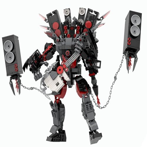 LCTM Bausteine Figure Toilet Titan Kameramann Sprecher Fernsehmann Skibidi Spielzeug Building Block Assembly Kinder Erwachsene Fans Großes Konstruktions Bausatz Klemmbausteine Geschenk G von LCTM