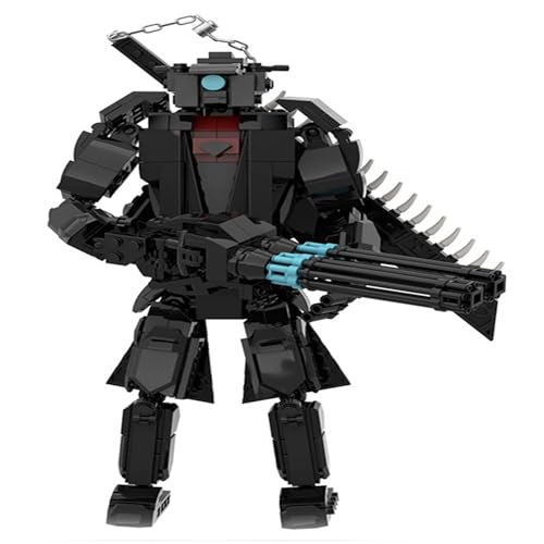 LCTM Bausteine Figure Toilet Titan Kameramann Sprecher Fernsehmann Skibidi Spielzeug Building Block Assembly Kinder Erwachsene Fans Großes Konstruktions Bausatz Klemmbausteine Geschenk J von LCTM