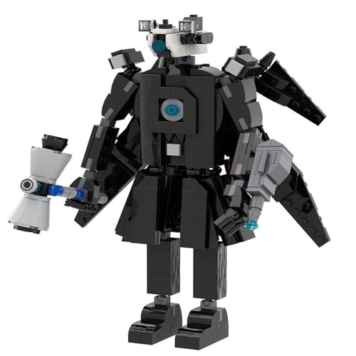 LCTM Bausteine Figure Toilet Titan Kameramann Sprecher Fernsehmann Skibidi Spielzeug Building Block Assembly Kinder Erwachsene Fans Großes Konstruktions Bausatz Klemmbausteine Geschenk Jungen A von LCTM