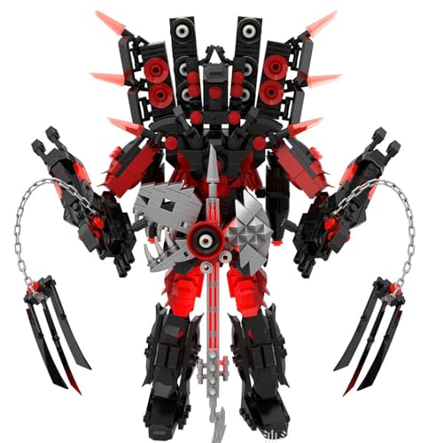 LCTM Bausteine Figure Toilet Titan Kameramann Sprecher Fernsehmann Skibidi Spielzeug Building Block Assembly Kinder Erwachsene Fans Großes Konstruktions Bausatz Klemmbausteine Geschenk Jungen A von LCTM