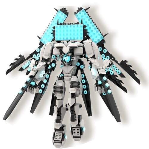LCTM Bausteine Figure Toilet Titan Kameramann Sprecher Fernsehmann Skibidi Spielzeug Building Block Assembly Kinder Erwachsene Fans Großes Konstruktions Bausatz Klemmbausteine Geschenk Jungen B von LCTM