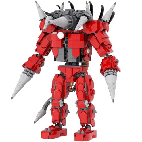 LCTM Bausteine Figure Toilet Titan Kameramann Sprecher Fernsehmann Skibidi Spielzeug Building Block Assembly Kinder Erwachsene Fans Großes Konstruktions Bausatz Klemmbausteine Geschenk Jungen B von LCTM