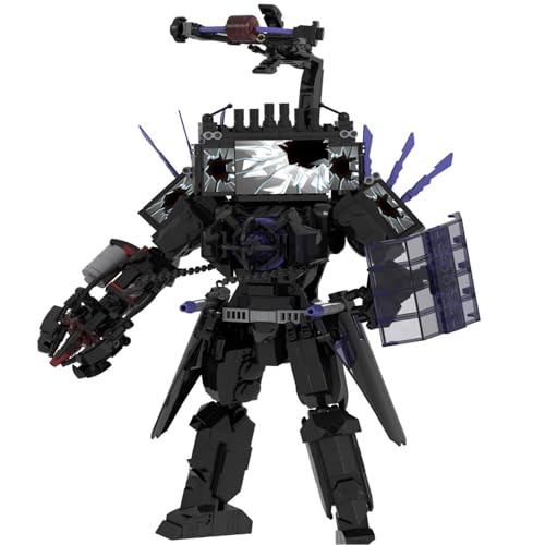 LCTM Bausteine Figure Toilet Titan Kameramann Sprecher Fernsehmann Skibidi Spielzeug Building Block Assembly Kinder Erwachsene Fans Großes Konstruktions Bausatz Klemmbausteine Geschenk Jungen C von LCTM
