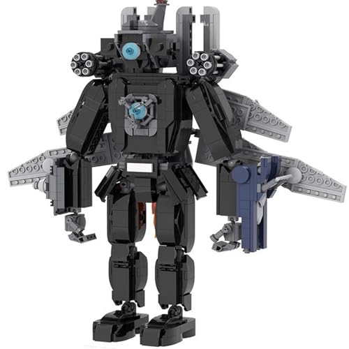 LCTM Bausteine Figure Toilet Titan Kameramann Sprecher Fernsehmann Skibidi Spielzeug Building Block Assembly Kinder Erwachsene Fans Großes Konstruktions Bausatz Klemmbausteine Geschenk Jungen C von LCTM