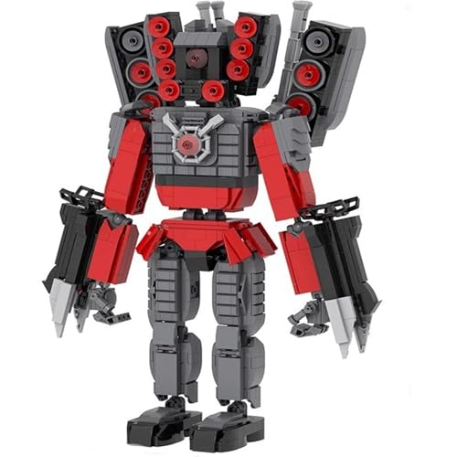 LCTM Bausteine Figure Toilet Titan Kameramann Sprecher Fernsehmann Skibidi Spielzeug Building Block Assembly Kinder Erwachsene Fans Großes Konstruktions Bausatz Klemmbausteine Geschenk Jungen D von LCTM