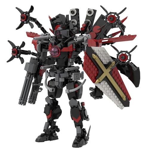 LCTM Bausteine Figure Toilet Titan Kameramann Sprecher Fernsehmann Skibidi Spielzeug Building Block Assembly Kinder Erwachsene Fans Großes Konstruktions Bausatz Klemmbausteine Geschenk Jungen E von LCTM