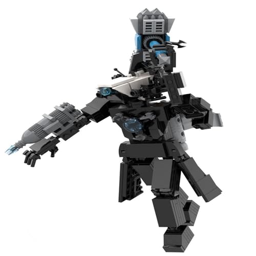 LCTM Bausteine Figure Toilet Titan Kameramann Sprecher Fernsehmann Skibidi Spielzeug Building Block Assembly Kinder Erwachsene Fans Großes Konstruktions Bausatz Klemmbausteine Geschenk Jungen I von LCTM