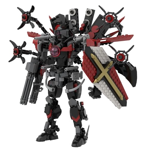 LCTM Bausteine Figure Toilet Titan Kameramann Sprecher Fernsehmann Skibidi Spielzeug Building Block Assembly Kinder Erwachsene Fans Großes Konstruktions Bausatz Klemmbausteine Geschenk K von LCTM