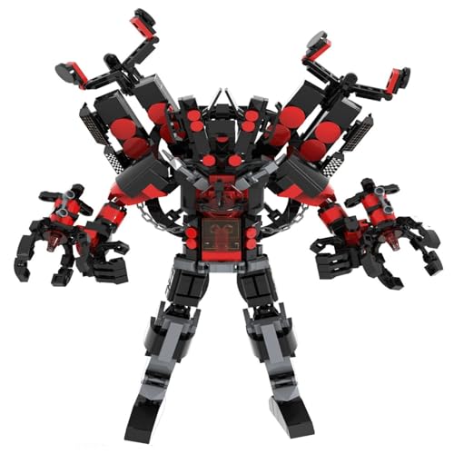 LCTM Skibidi Toilet Building Blocks Set 3D Series Figure Titanium Speakerman Upgraded Toy for Children Boys Or Titan Mini Figures Speaker Man Toys and Girls Clockman Clockman Kit Fan C von LCTM