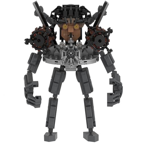 LCTM Skibidi Toilet Titan Bausteine Building Blocks Actionfigur Kameramann Sprecher Clock TV Man Spielzeug Assembly Upgraded Kinder Erwachsene Fans Klemmbausteine A von LCTM