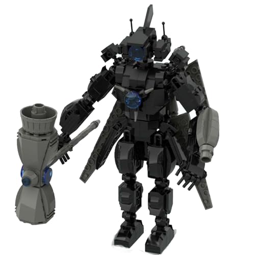 LCTM Skibidi Toilet Titan Bausteine Building Blocks Actionfigur Kameramann Sprecher Clock TV Man Spielzeug Assembly Upgraded Kinder Erwachsene Fans Klemmbausteine D von LCTM