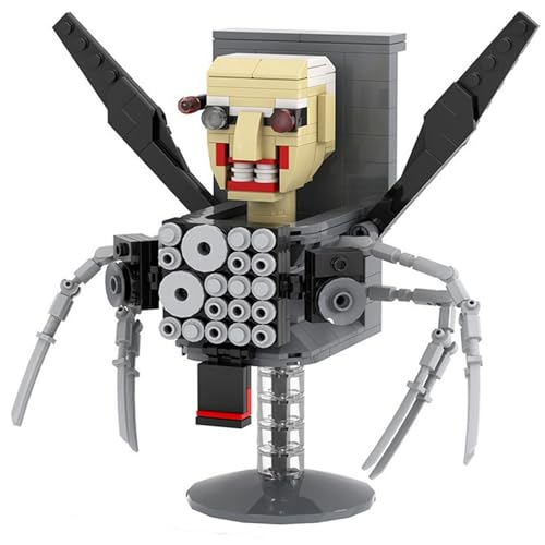 LCTM Skibidi Toilet Titan Bausteine Building Blocks Actionfigur Kameramann Sprecher Clock TV Man Spielzeug Assembly Upgraded Kinder Erwachsene Fans Klemmbausteine E von LCTM