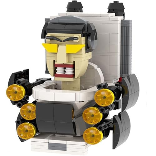 LCTM Skibidi Toilet Titan Bausteine Building Blocks Actionfigur Kameramann Sprecher Clock TV Man Spielzeug Assembly Upgraded Kinder Erwachsene Fans Klemmbausteine F von LCTM