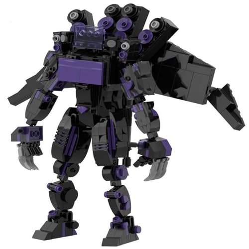 LCTM Skibidi Toilet Titan Bausteine Building Blocks Actionfigur Kameramann Sprecher Clock TV Man Spielzeug Assembly Upgraded Kinder Erwachsene Fans Klemmbausteine Geschenk Jungen C von LCTM