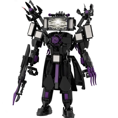 LCTM Skibidi Toilet Titan Bausteine Building Blocks Actionfigur Kameramann Sprecher Clock TV Man Spielzeug Assembly Upgraded Kinder Erwachsene Fans Klemmbausteine Geschenk Jungen C von LCTM