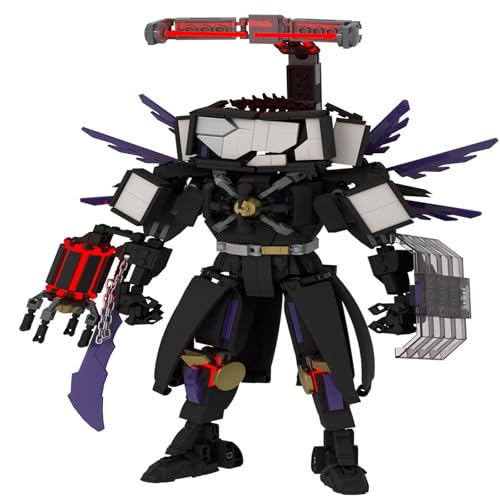 LCTM Skibidi Toilet Titan Bausteine Building Blocks Actionfigur Kameramann Sprecher Clock TV Man Spielzeug Assembly Upgraded Kinder Erwachsene Fans Klemmbausteine Geschenk Jungen D von LCTM