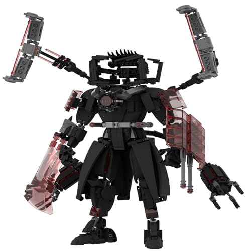 LCTM Skibidi Toilet Titan Bausteine Building Blocks Actionfigur Kameramann Sprecher Clock TV Man Spielzeug Assembly Upgraded Kinder Erwachsene Fans Klemmbausteine Geschenk Jungen E von LCTM
