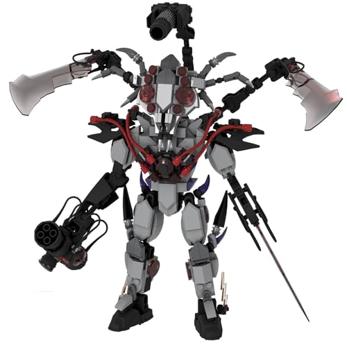 LCTM Skibidi Toilet Titan Bausteine Building Blocks Actionfigur Kameramann Sprecher Clock TV Man Spielzeug Assembly Upgraded Kinder Erwachsene Fans Klemmbausteine Geschenk Jungen H von LCTM