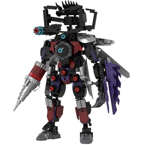 LCTM Skibidi Toilet Titan BausteineBuilding Blocks Actionfigur Kameramann Sprecher Clock TV Man Spielzeug Assembly Upgraded Kinder Erwachsene Fans Klemmbausteine Geschenk Jungen A von LCTM