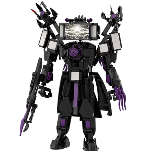 LCTM Skibidi Toilet Titan BausteineBuilding Blocks Actionfigur Kameramann Sprecher Clock TV Man Spielzeug Assembly Upgraded Kinder Erwachsene Fans Klemmbausteine Geschenk Jungen A von LCTM