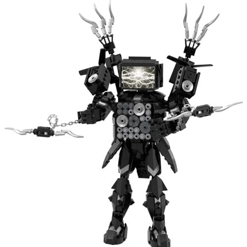 LCTM Skibidi Toilet Titan BausteineBuilding Blocks Actionfigur Kameramann Sprecher Clock TV Man Spielzeug Assembly Upgraded Kinder Erwachsene Fans Klemmbausteine Geschenk Jungen A von LCTM