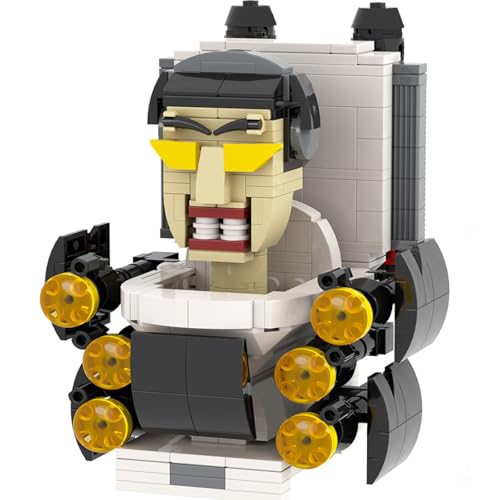LCTM Skibidi Toilet Titan BausteineBuilding Blocks Actionfigur Kameramann Sprecher Clock TV Man Spielzeug Assembly Upgraded Kinder Erwachsene Fans Klemmbausteine Geschenk Jungen B von LCTM