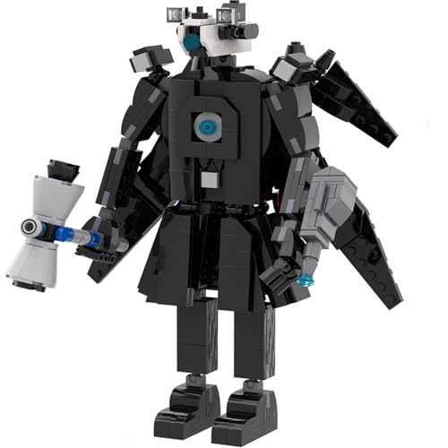 LCTM Skibidi Toilet Titan BausteineBuilding Blocks Actionfigur Kameramann Sprecher Clock TV Man Spielzeug Assembly Upgraded Kinder Erwachsene Fans Klemmbausteine Geschenk Jungen C von LCTM