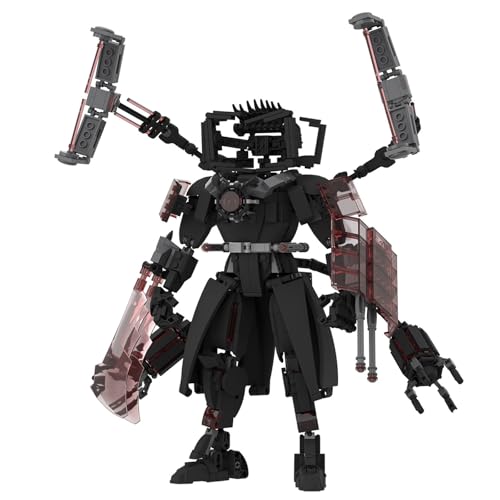 LCTM Skibidi Toilet Titan BausteineBuilding Blocks Actionfigur Kameramann Sprecher Clock TV Man Spielzeug Assembly Upgraded Kinder Erwachsene Fans Klemmbausteine Geschenk Jungen D von LCTM