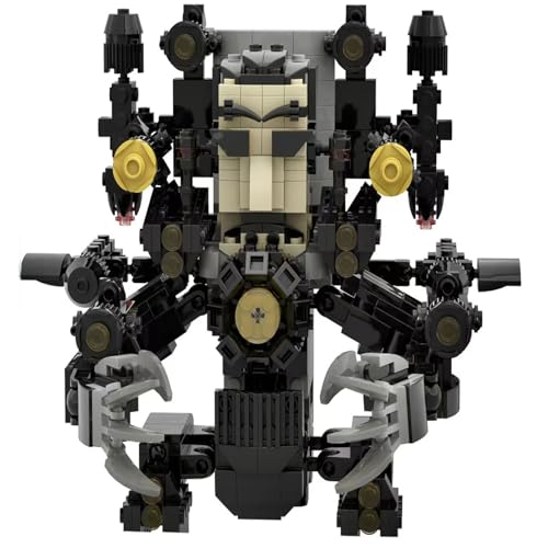 LCTM Skibidi Toilet Titan BausteineBuilding Blocks Actionfigur Kameramann Sprecher Clock TV Man Spielzeug Assembly Upgraded Kinder Erwachsene Fans Klemmbausteine Geschenk Jungen E von LCTM