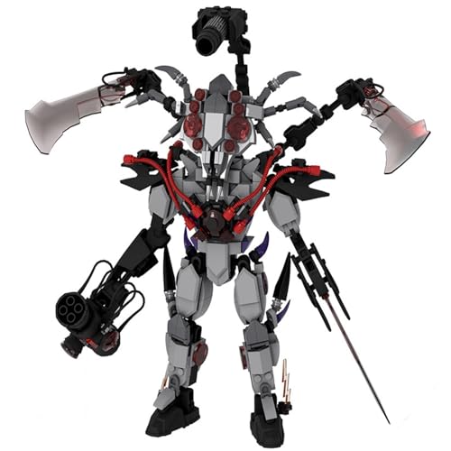 LCTM Skibidi Toilet Titan BausteineBuilding Blocks Actionfigur Kameramann Sprecher Clock TV Man Spielzeug Assembly Upgraded Kinder Erwachsene Fans Klemmbausteine Geschenk Jungen F von LCTM