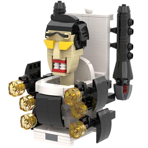 LCTM Skibidi Toilet Titan BausteineBuilding Blocks Actionfigur Kameramann Sprecher Clock TV Man Spielzeug Assembly Upgraded Kinder Erwachsene Fans Klemmbausteine Geschenk Jungen F von LCTM