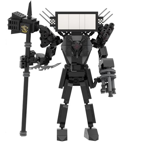 LCTM Skibidi Toilet Titan BausteineBuilding Blocks Actionfigur Kameramann Sprecher Clock TV Man Spielzeug Assembly Upgraded Kinder Erwachsene Fans Klemmbausteine Geschenk Jungen G von LCTM