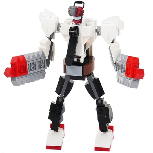 LCTM Titan Stamm Krieger Roboter Transformation Block Set Erwachsene Stadt Krieger Gerechtigkeit Held Soldat Mech Modell Set Coole kreative Roboter Spielzeug Geschenk für Jugend und Kinder Jungen A von LCTM