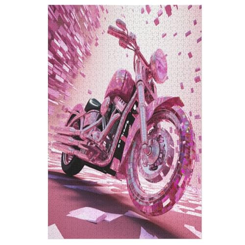 1000 Teile Puzzle Für Erwachsene, Motorrad -Puzzles, Kinder HolzPuzzle, Kreatives Puzzle, Geschenk Für Freunde Und Familie 78×53cm von LCWWW