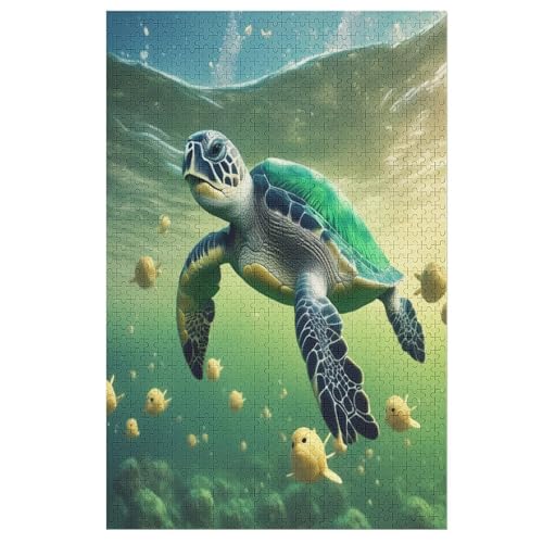 1000 Teile Puzzle Für Jugendliche,Sea Schildkröte Puzzles,Erwachsenenpuzzle,Holzpuzzles,Dekompressionsspiel,Spielzeugpuzzles 78×53cm 1000 Teile Puzzle Für Jugendliche,Sea Schildkröte Puzzles,Erwachsenenpuzzle,Holzpuzzles,Dekompressionsspiel,Spielzeugpuzzles 78×53cm von LCWWW