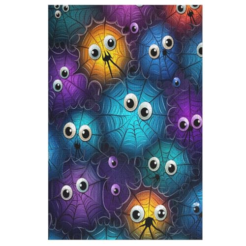 1000 Teile Puzzle Für Jugendliche,Spinne Pattern Puzzles,Erwachsenenpuzzle,Holzpuzzles,Dekompressionsspiel,Spielzeugpuzzles 78×53cm von LCWWW
