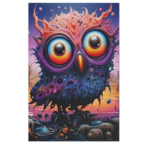 1000 Teile Puzzle Für Jungen Und Mädchen, Standard-Puzzles Eule, Familienspiele, 78×53cm 1000 Teile Puzzle Für Jungen Und Mädchen, Standard-Puzzles Eule, Familienspiele, 78×53cm von LCWWW