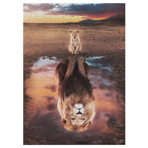 300 Teile Puzzle Für Erwachsene, Löwe -Puzzles, Kinder HolzPuzzle, Kreatives Puzzle, Geschenk Für Freunde Und Familie 42×30cm 300 Teile Puzzle Für Erwachsene, Löwe -Puzzles, Kinder HolzPuzzle, Kreatives Puzzle, Geschenk Für Freunde Und Familie 42×30cm von LCWWW