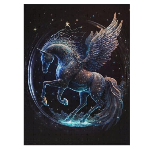 500 Teile Puzzle Für Jugendliche,Pegasus Puzzles,Erwachsenenpuzzle,Holzpuzzles,Dekompressionsspiel,Spielzeugpuzzles 55×41cm von LCWWW